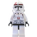 LEGO Clone Trooper jossa Tummanpunainen Merkinnät Minihahmo