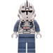 LEGO Clone V-wing Pilot with Sand Blue Arms and Legs with Black Head Minifigure