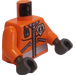 LEGO Coast Bewaker Jacket en logo met Donker Steengrijze Handen (973)