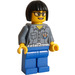 LEGO Garde Côtière Officer avec Lunettes et Noir Cheveux Minifigurine