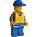 LEGO Coast Guard with Life Jacket and Blue Cap - Female Minifigure