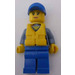 LEGO Kustwacht met Reddingsvest en Blauw Pet - Vrouwelijk Minifiguur