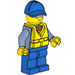 LEGO Coast Guard with Life Jacket and Blue Cap - Male Minifigure