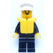 LEGO Coastal Patrol Politi Båd Kaptajn Minifigur