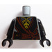 LEGO Cole Torso with Silver Armor and Gold Emblems (973)