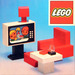 LEGO Colour TV and chair Set 274