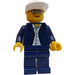 LEGO Community Worker, Dark Blauw Jacket minifiguur