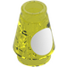 LEGO Cone 1 x 1 with White Circle with Top Groove (59900)