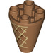 LEGO Cone 2 x 2 x 2 Inverted with Ice Cream Cone (49309 / 52116)