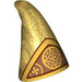 LEGO Cone Hat with Hogwarts Architect Gold Pattern (17349 / 104896)