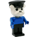 LEGO Constable Clarke Bulldog with Police Hat Fabuland Figure