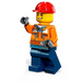 LEGO Konstruktion Worker, Male (60385) Minifigur