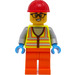 LEGO Ouvrier du batiment Minifigurine