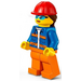 LEGO Bauarbeiter Minifigur