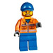 LEGO Construction Worker Minifigure