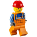 LEGO Construction Worker Minifigure