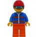 LEGO Construction Worker avec Goggles Figurine