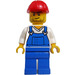 LEGO Konstruktion Worker mit Scar Minifigur