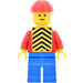 LEGO Bouwvakker met Vest Minifiguur