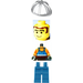 LEGO Construction Worker with White Helmet Minifigure