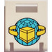 LEGO Container Box 2 x 2 x 2 Tür mit Slot mit Arrows, Box und Globe (4346)