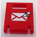 LEGO Container Box 2 x 2 x 2 Tür mit Slot mit Envelope und Bee Aufkleber (4346)