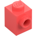 LEGO Coral Brick 1 x 1 with Stud on One Side (87087)