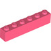 LEGO Coral Brick 1 x 6 (3009)