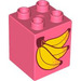 LEGO Koralle Duplo Backstein 2 x 2 x 2 mit Bananas (31110 / 105427)