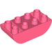 LEGO corail Duplo Brique 2 x 4 avec Incurvé Bas (98224)