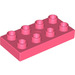 LEGO Koraal Duplo Plaat 2 x 4 (4538 / 40666)