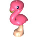 LEGO Coral Flamingo with Flesh Legs and Gold Beak (67918 / 67919)