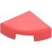 LEGO Coral Tile 1 x 1 Quarter Circle (25269)