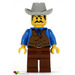 LEGO Cowboy Blauw Shirt Minifiguur