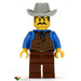 LEGO Cowboy Blau Shirt Minifigur