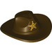 LEGO Cowboy Hut mit Breit Brim mit Sheriff star Badge (13565 / 19334)