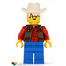 LEGO Cowboy Punainen Paita Minihahmo