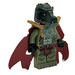 LEGO Cragger With Dark Red Torn Cape, Pearl Gold Shoulder Armor, and Chi Minifigure