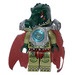 LEGO Cragger with Heavy Flat Silver Armor and Dark Red Cape Minifigure