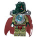 LEGO Cragger with Heavy Flat Silver Armour and Dark Red Cape Minifigure