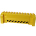 LEGO Crane Section 4 x 12 x 3 with 8 Pin Holes with Black and Yellow Danger Stripes (Both Sides) Sticker (52041)