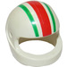 LEGO Crash Helmet with Red and Green Lines (2446)