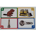 LEGO Creationary Game Card with Beaver