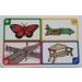 LEGO Creationary Game Card with Butterfly