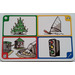 LEGO Creationary Game Card avec Christmas Arbre