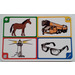 LEGO Creationary Game Card with Horse