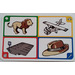 LEGO Creationary Game Card with Lion
