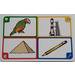 LEGO Creationary Game Card with Parrot