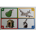 LEGO Creationary Game Card with Pear