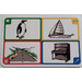 LEGO Creationary Game Card with Penguin